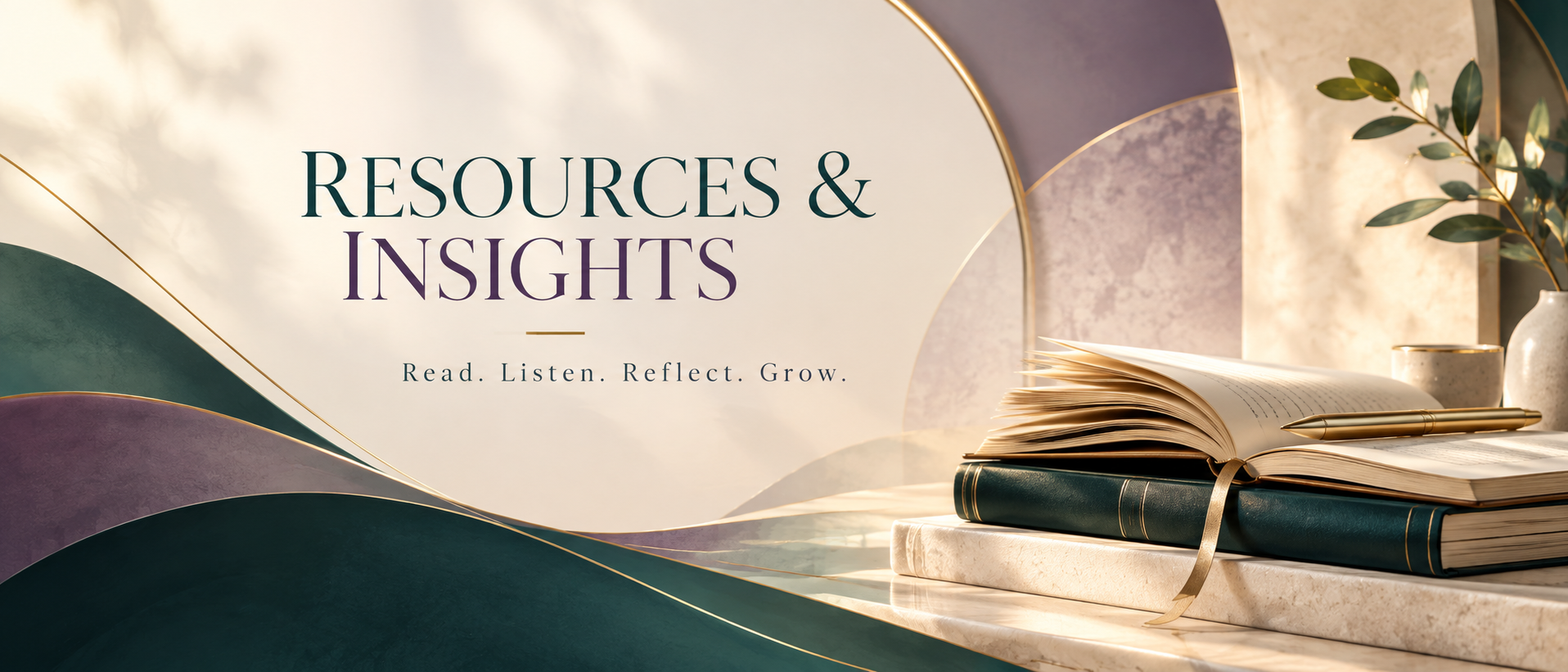 JablynZeta Resources and Insights banner featuring books, a reflective notebook and elegant educational imagery representing mental health education, self-awareness, relationships and personal growth.